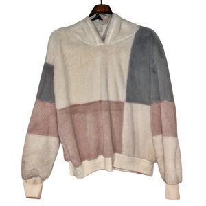 Misschevious Soft Plush Pullover Hooded Sweater